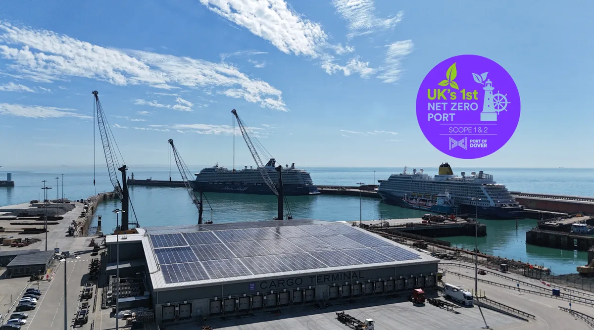 Port of Dover becomes UK’s first net-zero port 25 years ahead of schedule